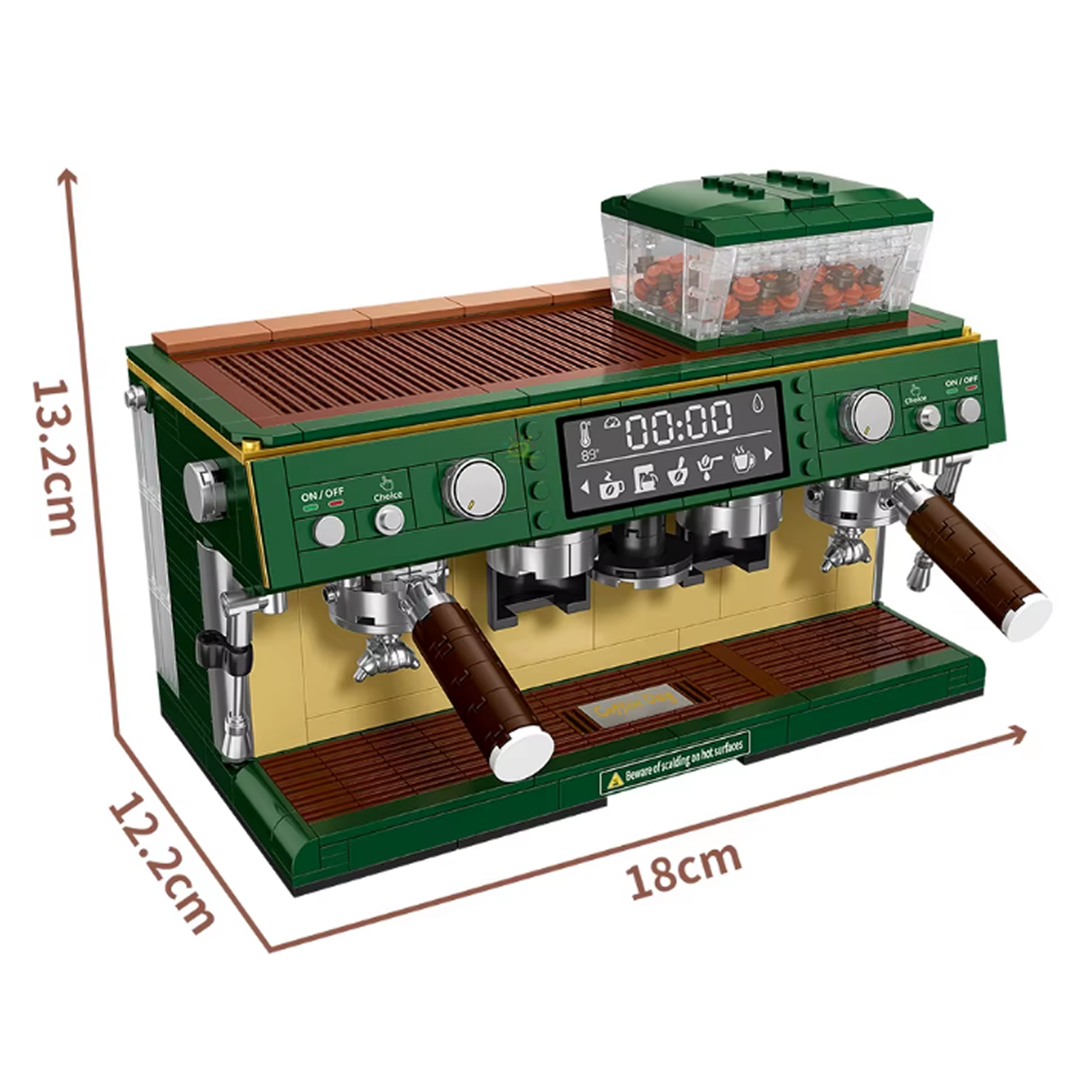 Green Coffee Machine Building Set