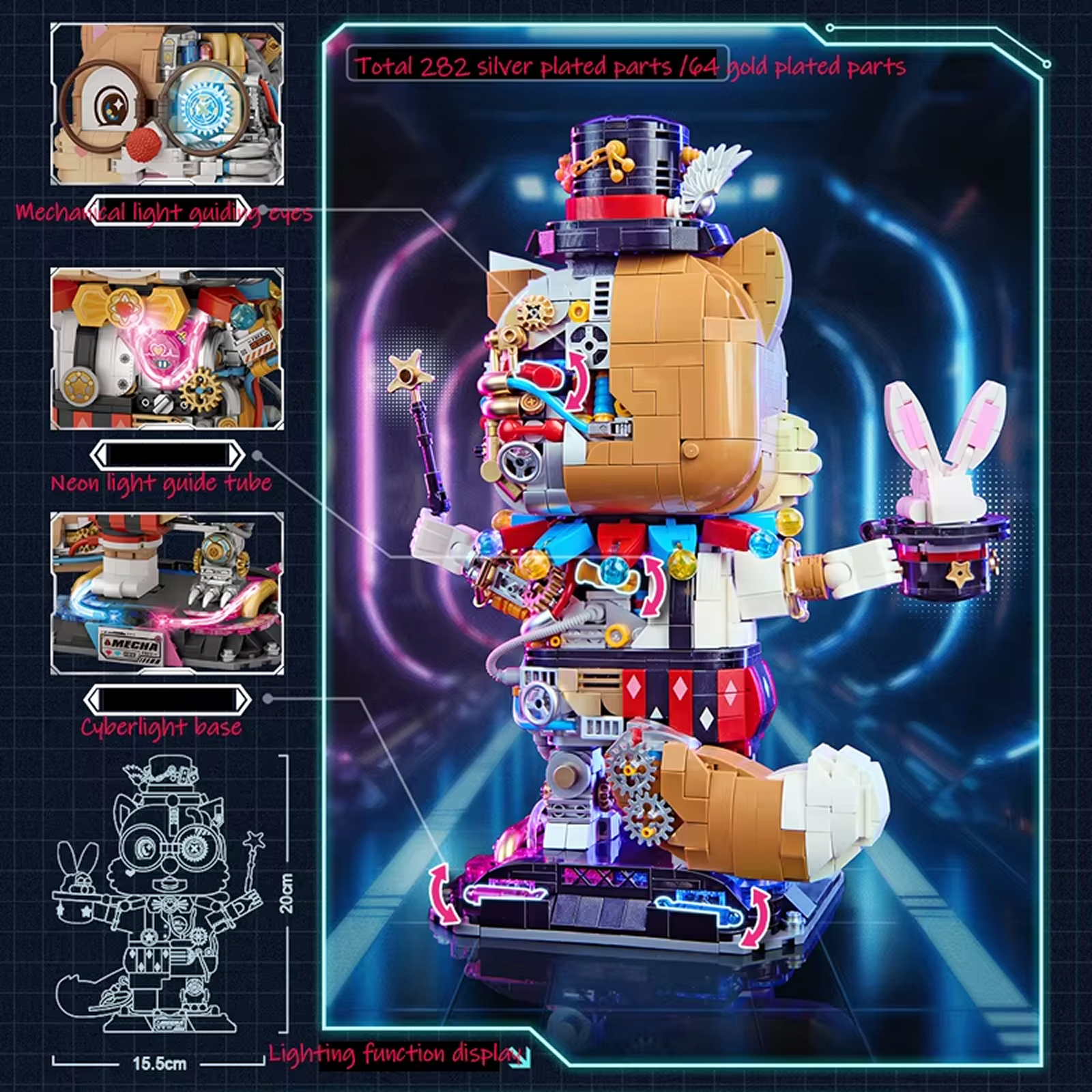 Magician squirrel Building Set