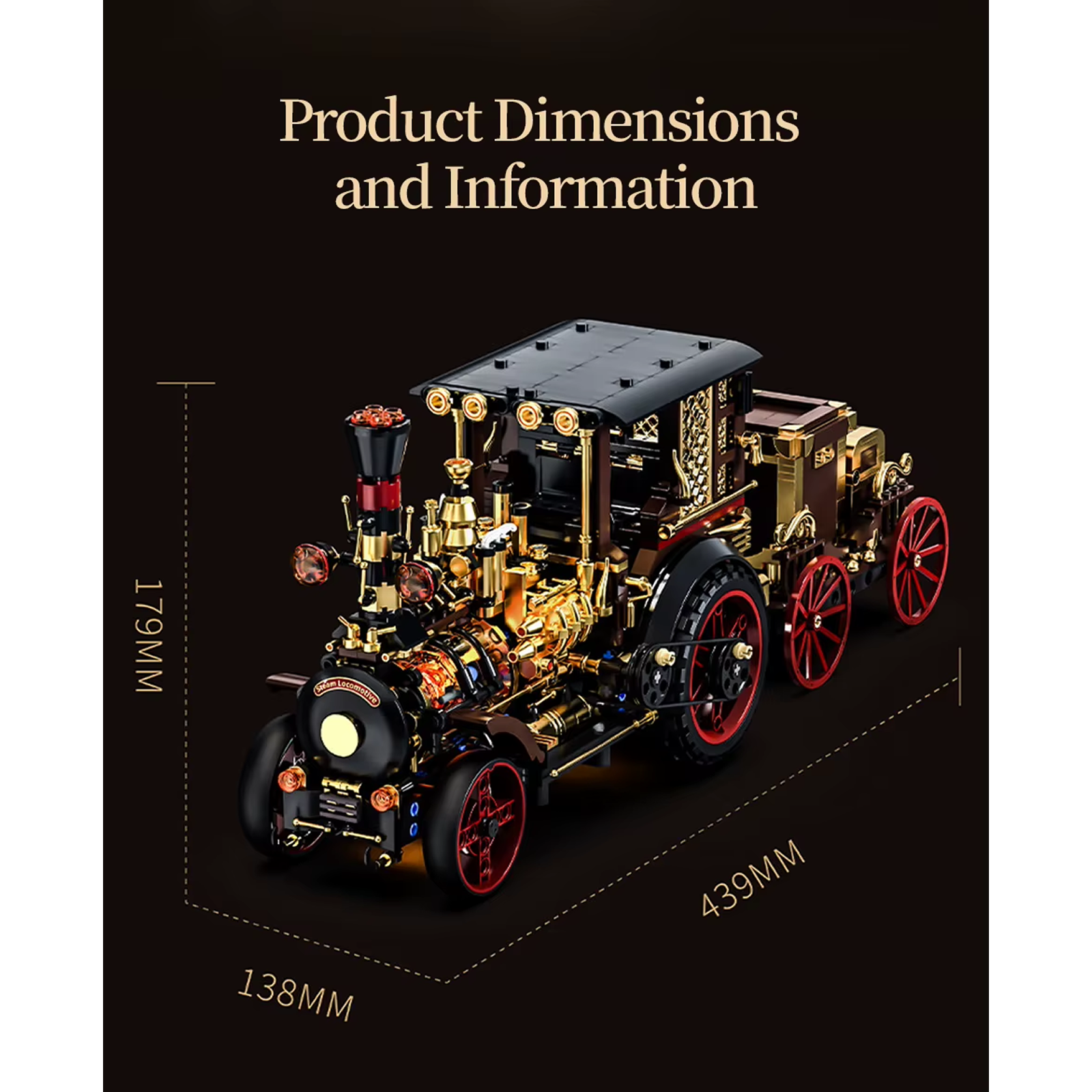 Steampunk Vintage Car Building Set