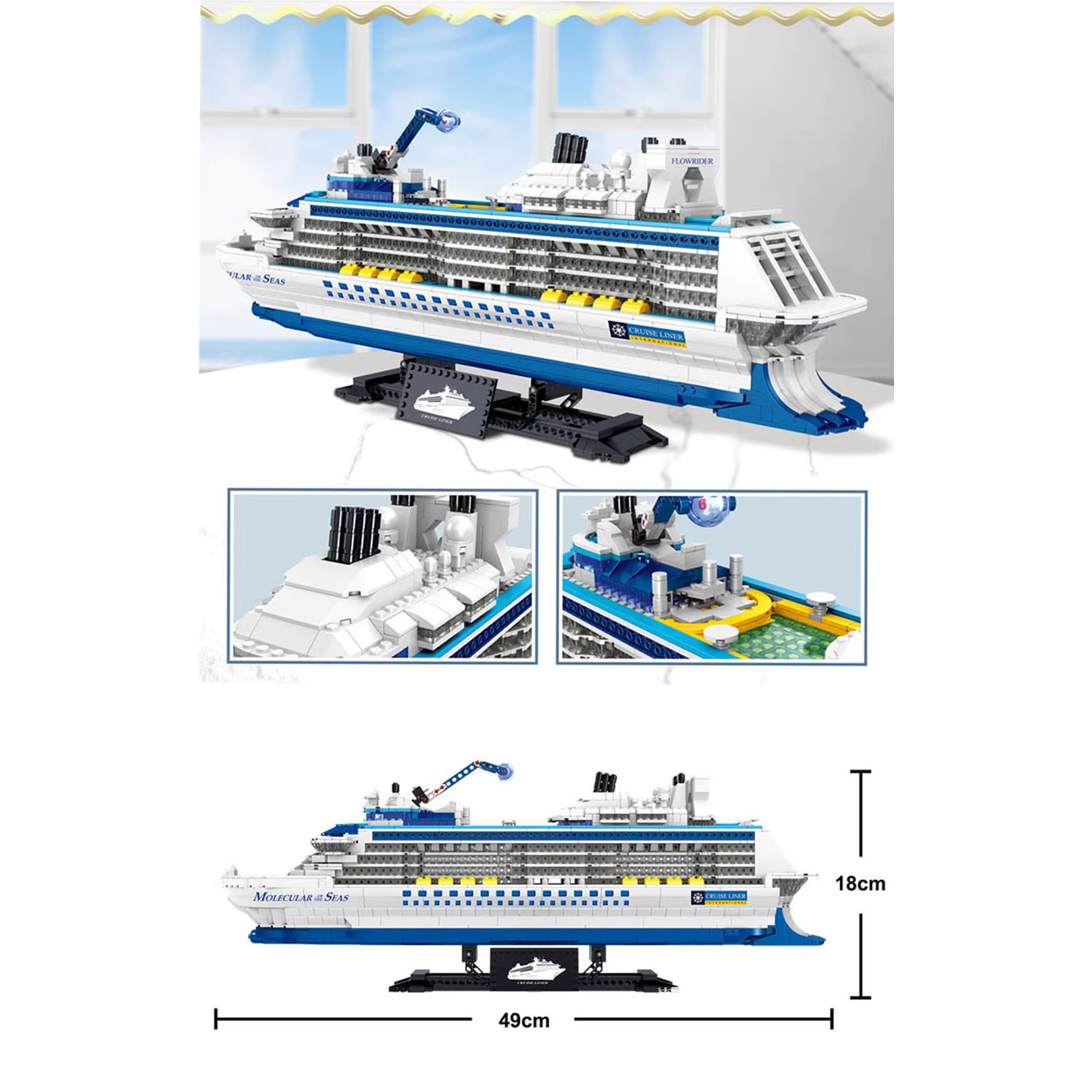Ocean Cruise Ship Building Set