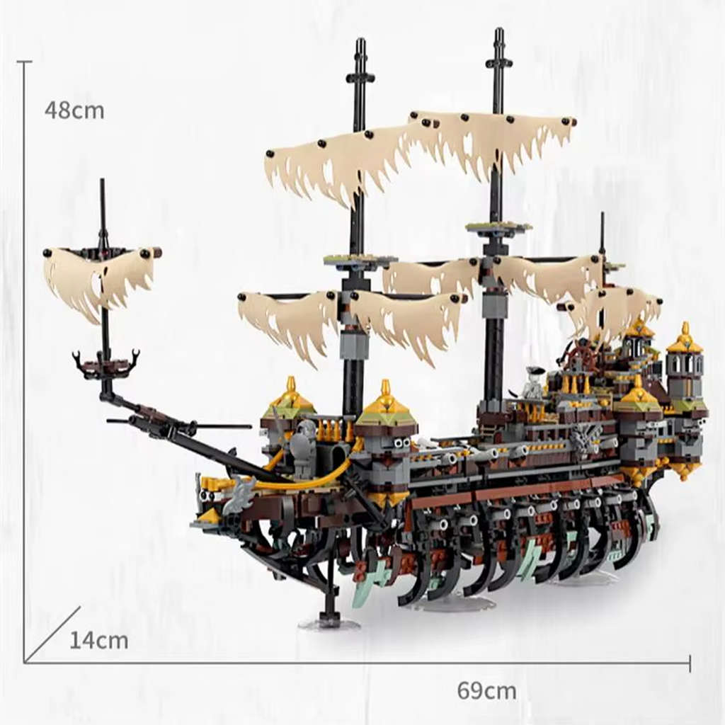 Ghost Pirate Ship Building Set