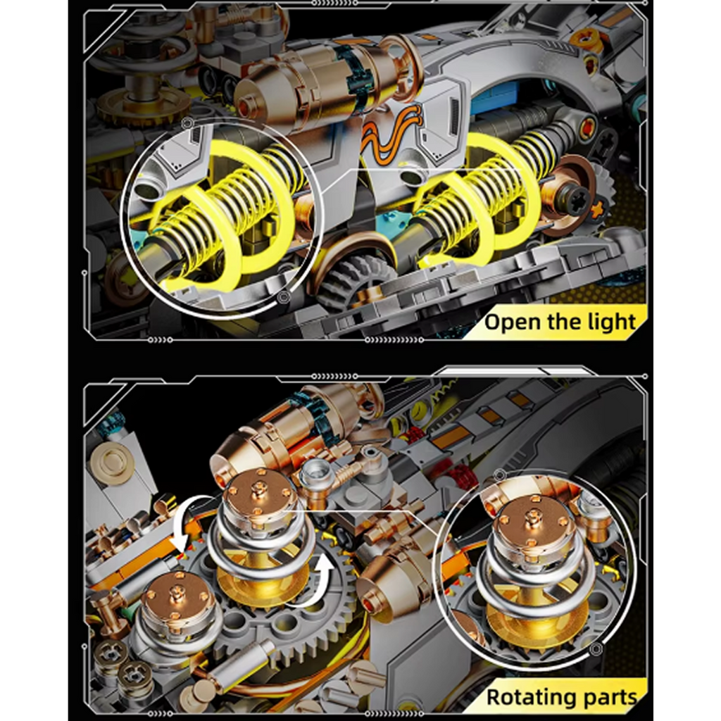 Mechanical Whale Building Set