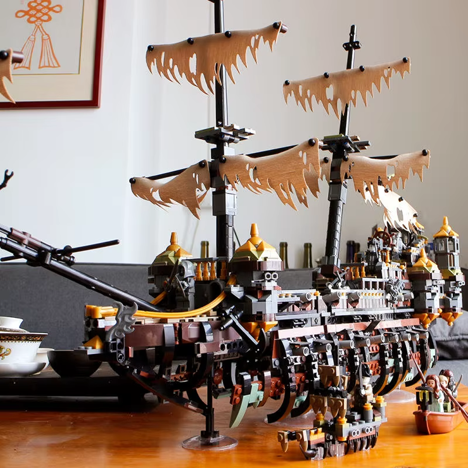 Ghost Pirate Ship Building Set