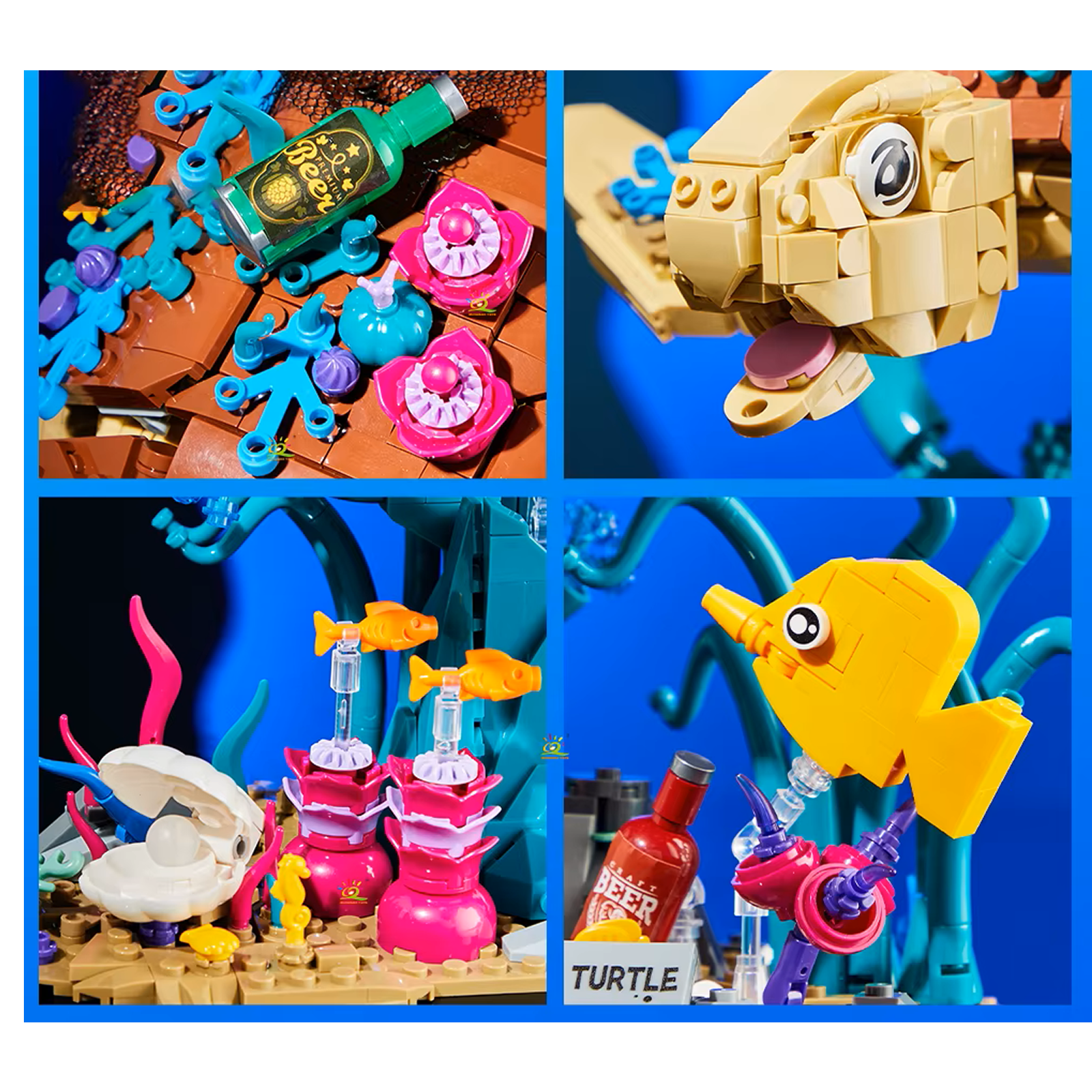Cute Sea Turtle Building Set