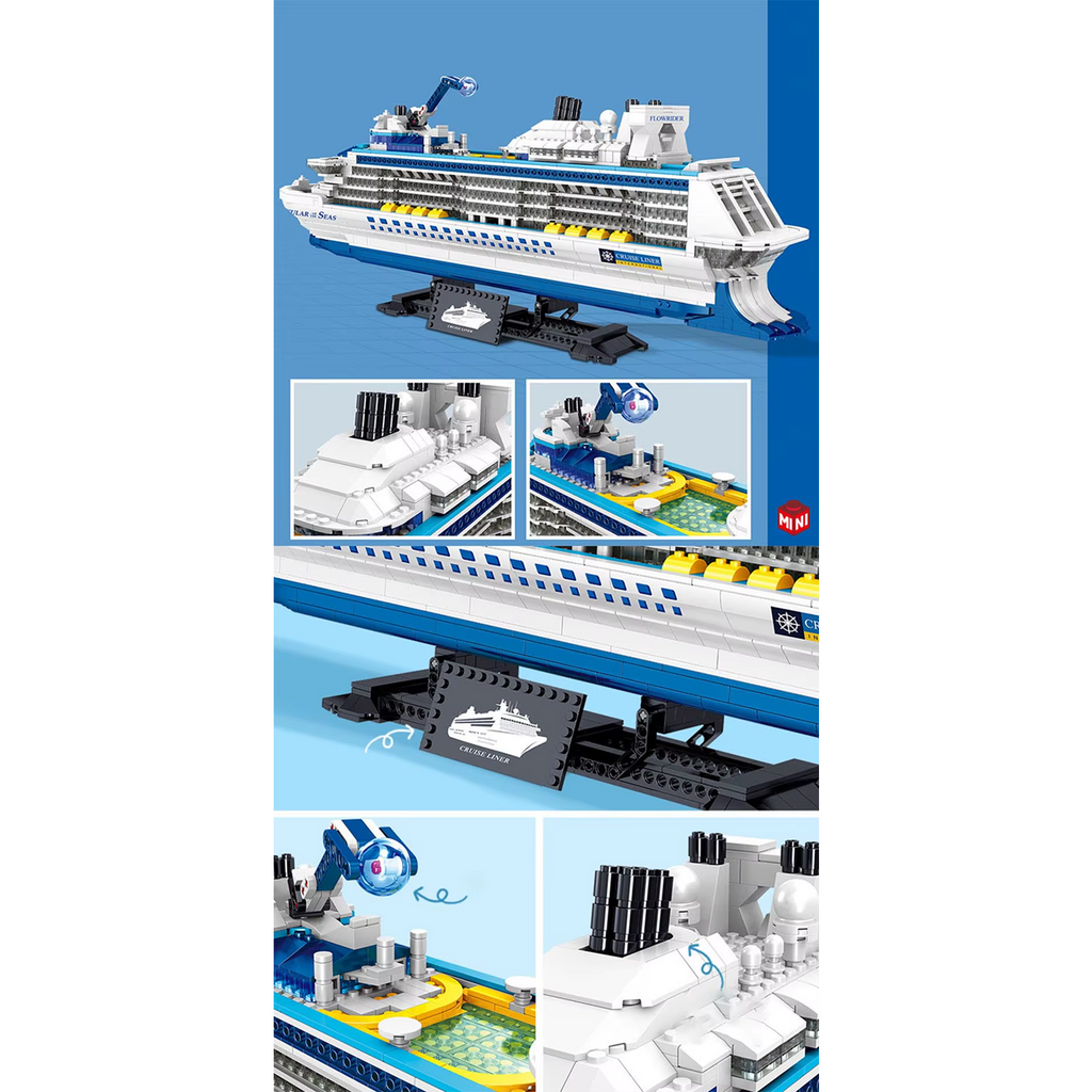 Ocean Cruise Ship Building Set