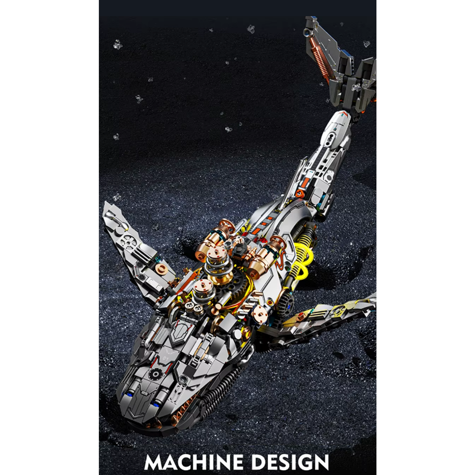 Mechanical Whale Building Set