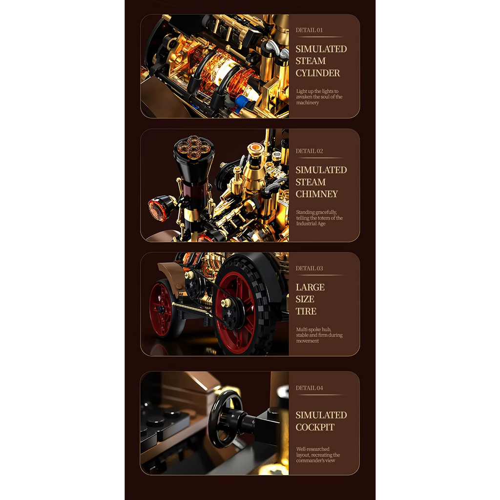 Steampunk Vintage Car Building Set