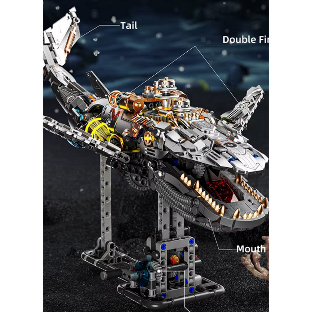Mechanical Whale Building Set