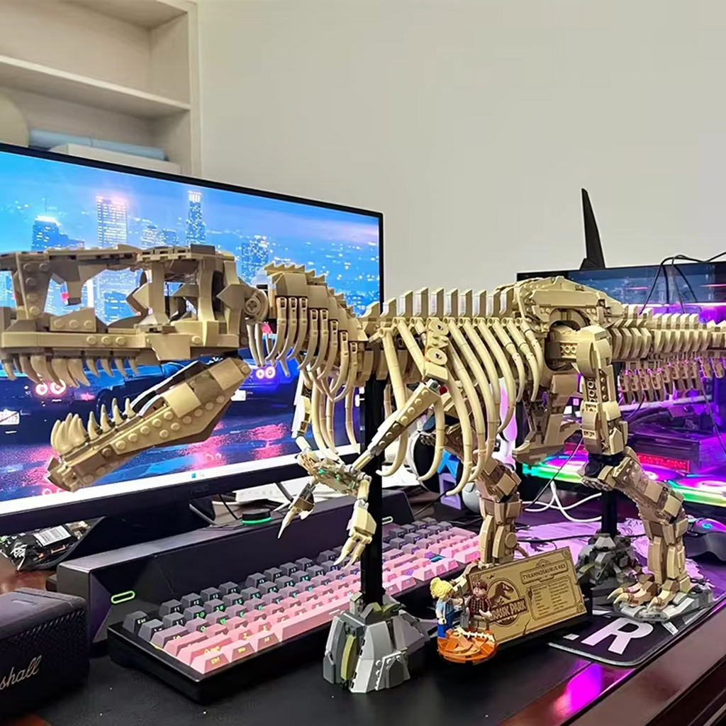 Tyrannosaurus Rex Fossil Brick Building Set