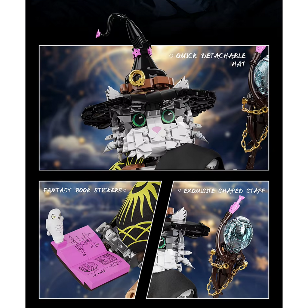 Wizard Cat Building Set