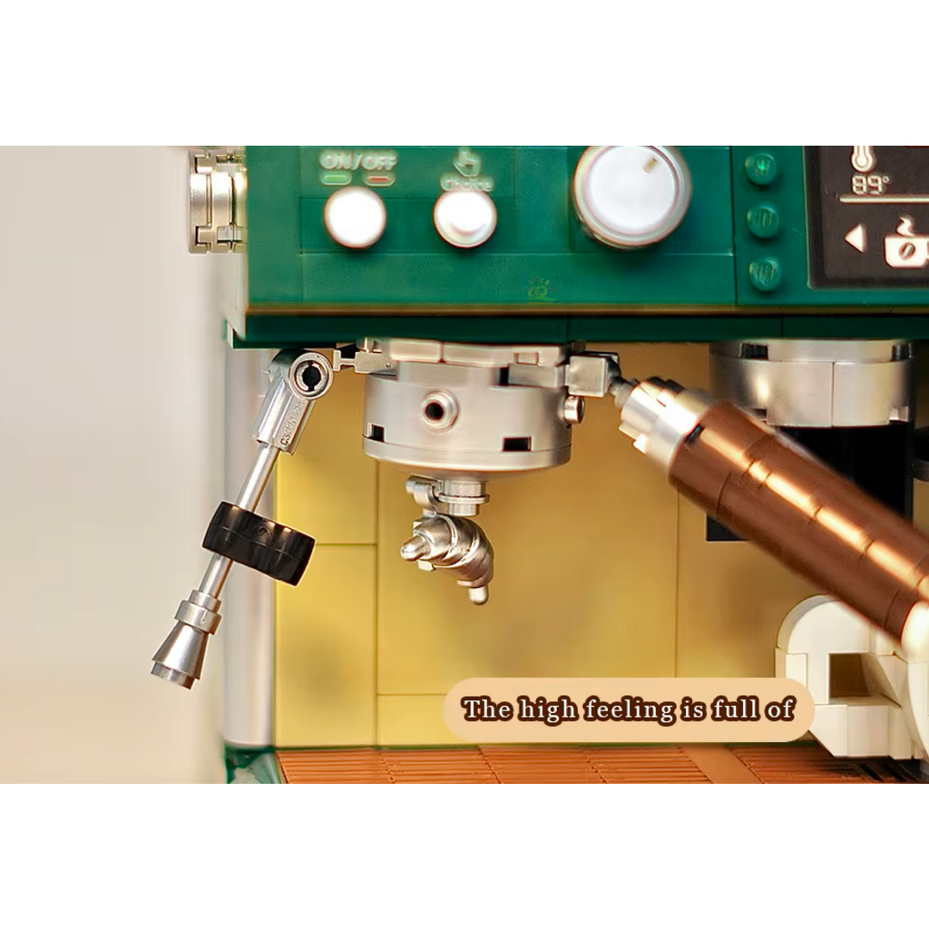 Green Coffee Machine Building Set