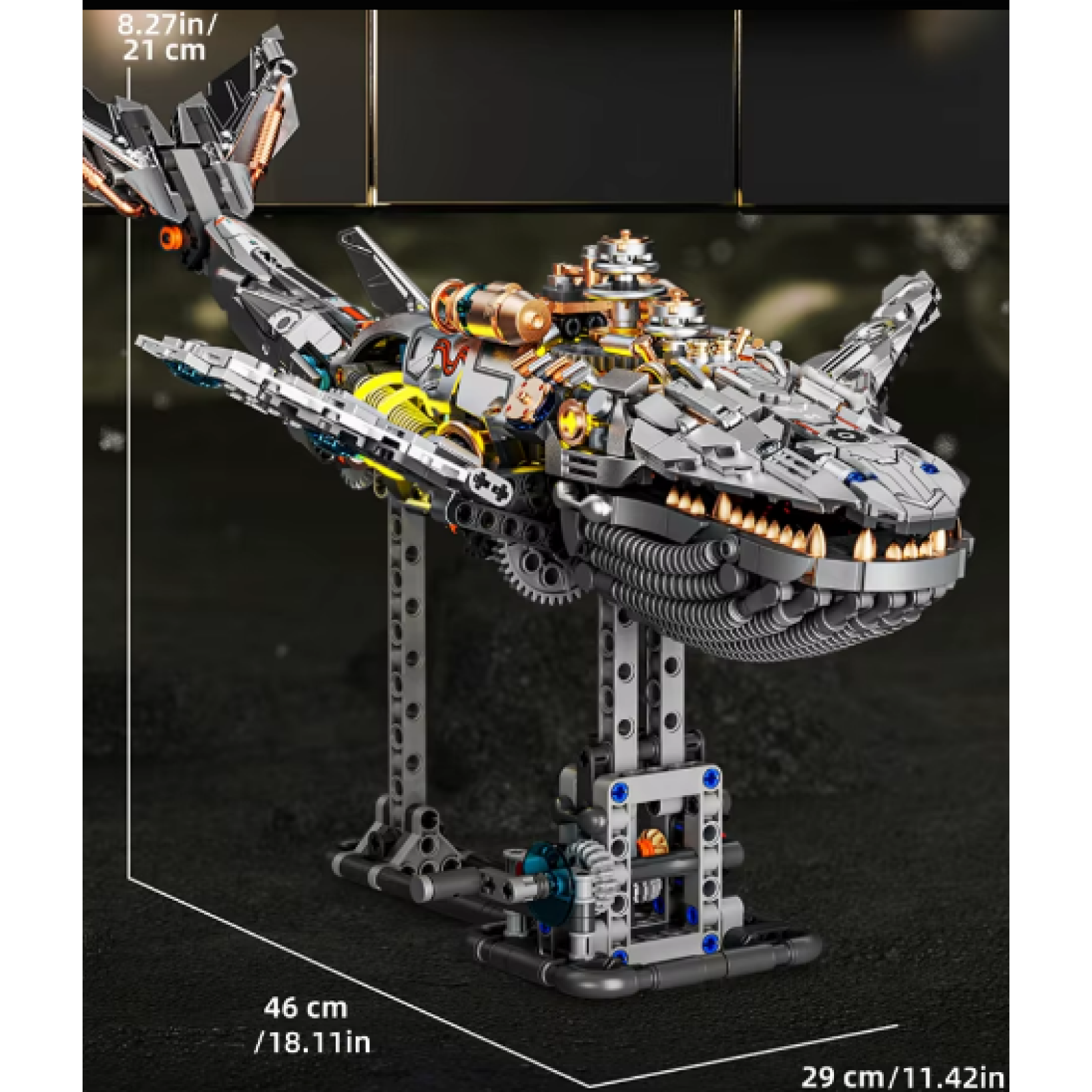 Mechanical Whale Building Set