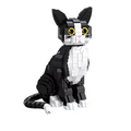 Cute Black Cat Building Set