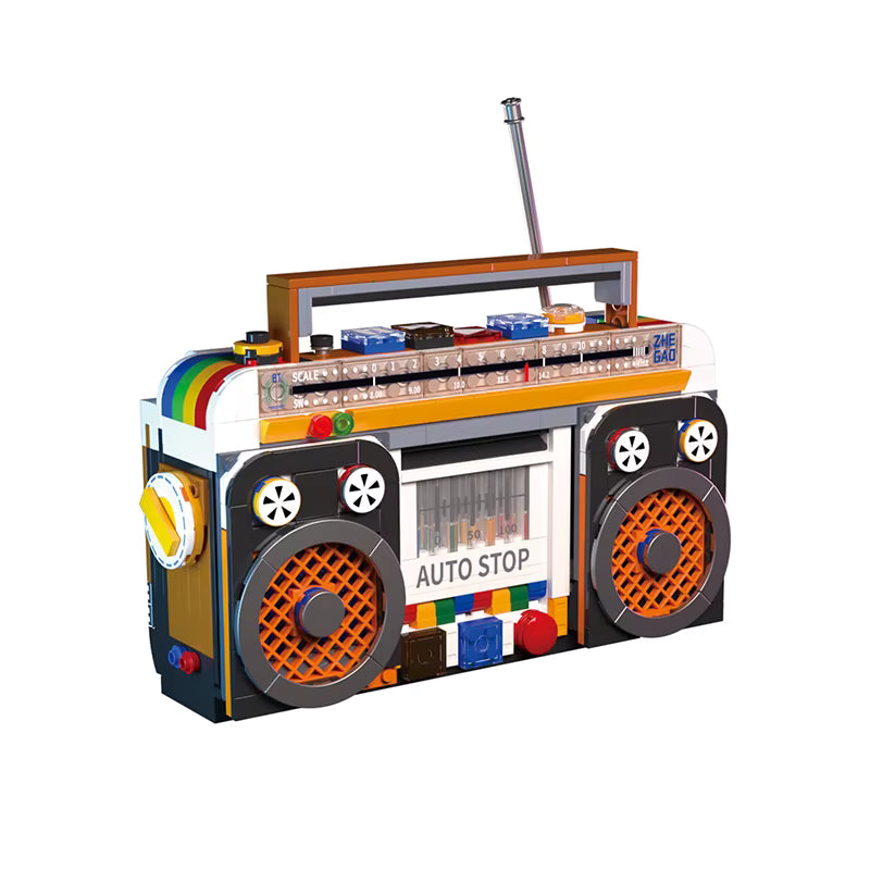 Retro Radio Nostaljazz Building Set