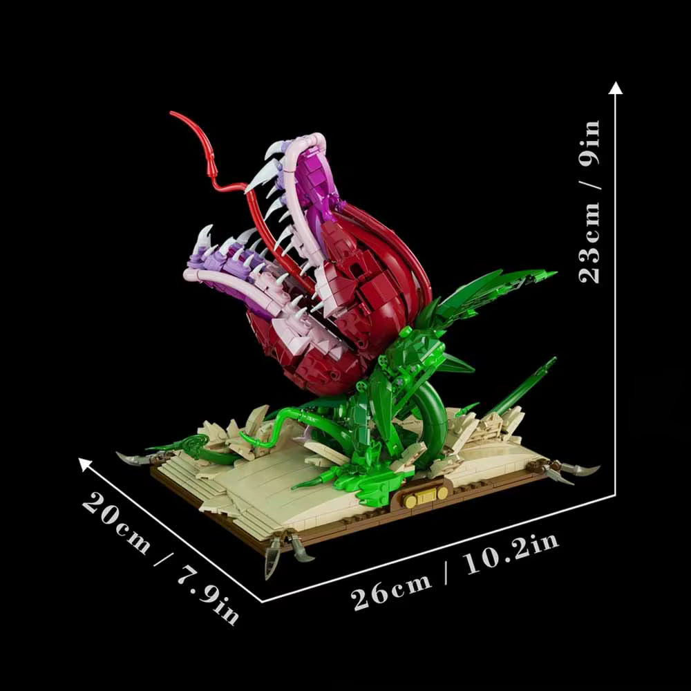Carnivorous Plant on a Magic Book Building Set