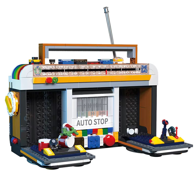 Retro Radio Nostaljazz Building Set